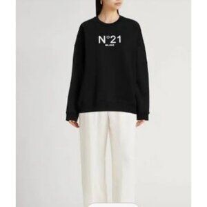 N°21 Woman's Black Sweatshirt